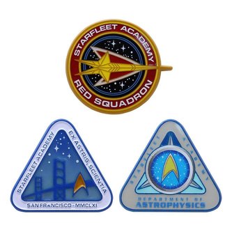 Sada odznaků Star Trek - Starfleet Academy (3 ks)