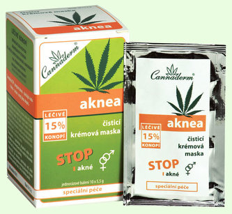 Cannaderm Aknea Pleťová maska 5,5 g pro ženy