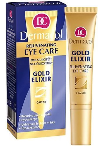 Dermacol Gold Elixir Oční krém Rejuvenating Eye Care 15 ml pro ženy