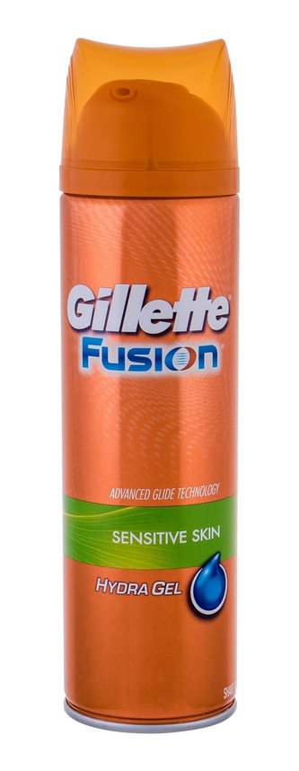 Gillette Fusion Gel na holení Hydra Gel Sensitive Skin 200 ml pro muže