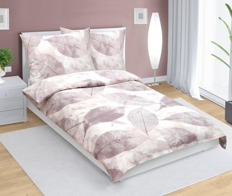 Povlečení krepové - béžový list - 140x200, 70x90 cm Povlečení krepové - béžový list - 140x200, 70x90 cm