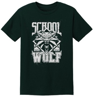 Tričko The Witcher - School of the Wolf L