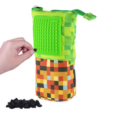 PIXIE CREW Pop up pouzdro zeleno-hnědé