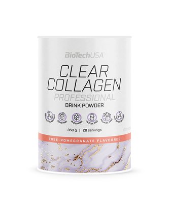 BioTech Clear Collagen Professional 350 g rose pomegranate (růže-granátové jablko)