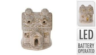 LED porcelánový domeček C