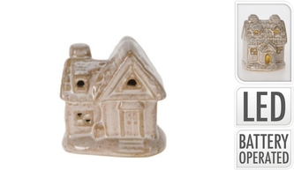 LED porcelánový domeček D