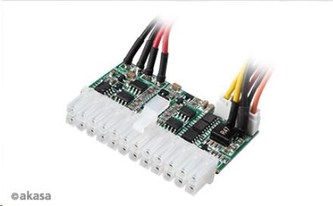 AKASA adaptér AK-PE200-01, 200W DC-to-DC ATX, 4-pin DIN