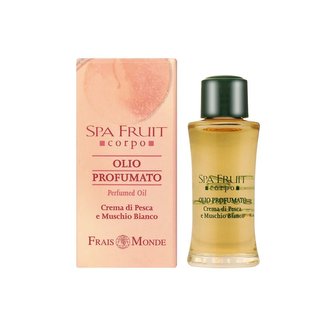 Frais Monde Spa Fruit Peach And White Musk Parfémovaný olej 10 ml pro ženy Frais Monde Spa Fruit Peach And White Musk Parfémovaný olej 10 ml pro ženy