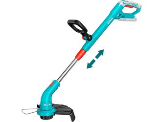 Sekačka strunová AKU, 20V Li-ion, bez baterie a nabíječky TOTAL TOOLS Sekačka strunová AKU, 20V Li-ion, bez baterie a nabíječky TOTAL TOOLS