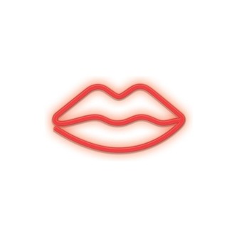 Forever Light dekorativní LED neon Rty červené