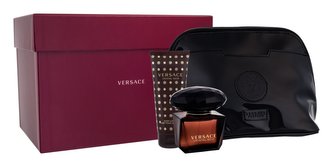 Versace Crystal Noir toaletní voda 90 ml + tělové mléko 100 ml + kosmetická taška
