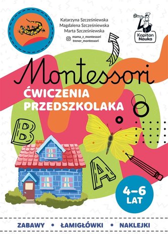 Montessori Ćwiczenia przedszkolaka 4-6 lata