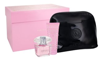 Versace Bright Crystal toaletní voda 90 ml + tělové mléko 100 ml + kosmetická taška