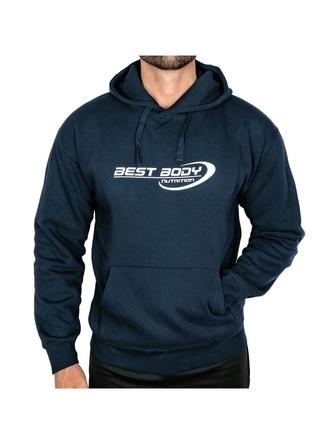 Best Body nutrition - Mikina hoodie s potiskem best body nutrition french navy modrá - velikost L