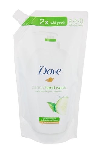 Dove Go Fresh Tekuté mýdlo Cucumber 500 ml Náplň pro ženy