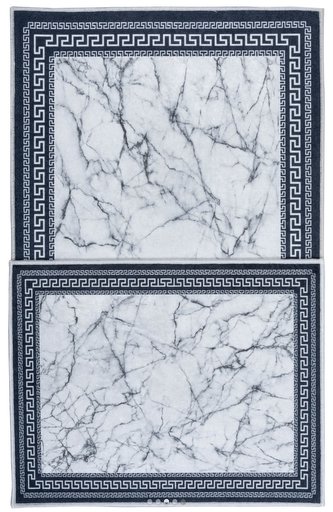 Koupelnová + WC předložka - sada 2 ks KILIAN vzor A 50x80 cm, 40x50 cm MultiDecor