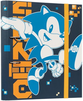 Kroužkový pořadač Premium Sonic: The Hedgehog (28 x 32 x 4 cm)
