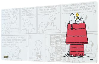 Herní podložka na stůl Snoopy: Comics (80 x 35 cm)