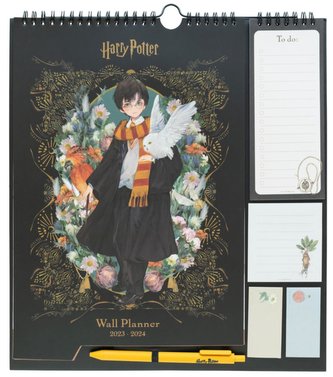 Oficiální nástěnný plánovací kalendář 2023/2024 Harry Potter (30 x 34 cm)