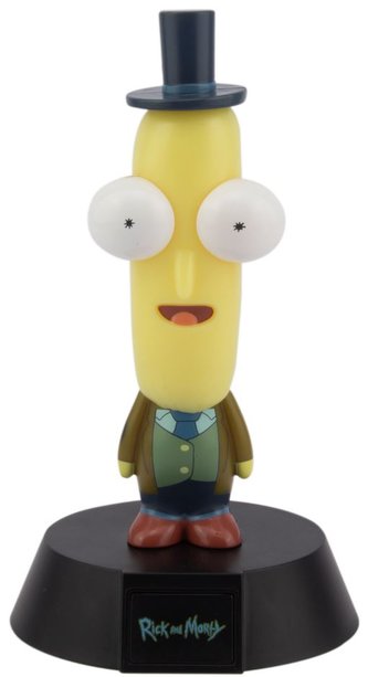 Plastová dekorativní svítící figurka Rick And Morty: Poppybutthole (výška 10 cm)
