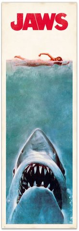 Plakát na dveře Jaws|Čelisti: Shark (53 x 158 cm)