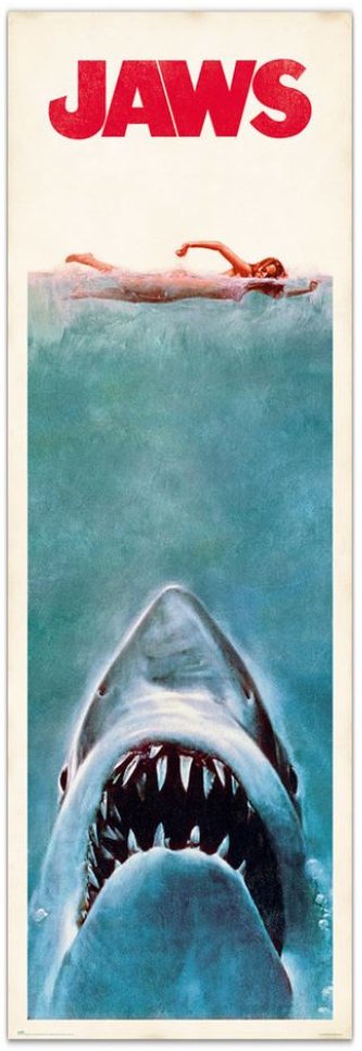 Plakát na dveře Jaws|Čelisti: Shark (53 x 158 cm)