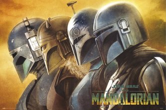 Plakát Star Wars|Hvězdné války TV seriál The Mandalorian: Mandalorians (61 x 91,5 cm)