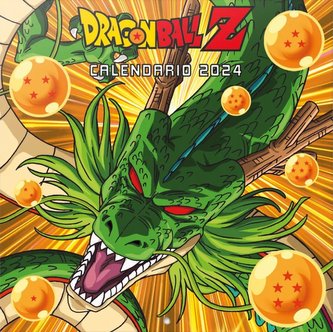 Oficiální nástěnný kalendář Dragon Ball 2024 s plakátem (SQ 30 x 30|60 cm)