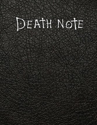 Deathnote inspired from the movie: DeathNote With Rules - DeathNote Notebook inspired from the DeathNote movie