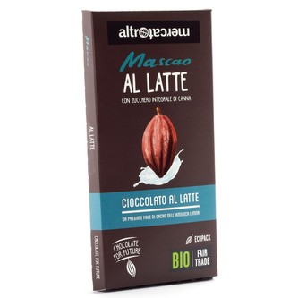 Bio mléčná čokoláda Mascao, 100 g