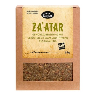 WeltPartner Směs koření Za'atar z Palestiny, 65 g