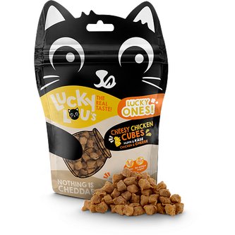 Lucky Lou Lucky Ones Cubes kuřecí a sýr 80 g