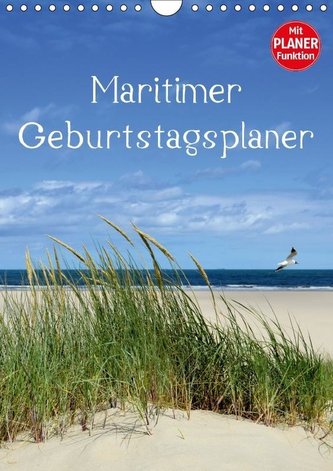 Maritimer Geburtstagsplaner (Wandkalender immerwährend DIN A4 hoch)