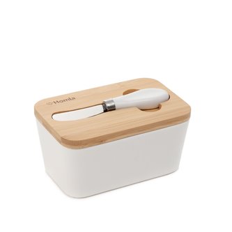 Miska na máslo | FINCAN | s nožem | 15x10x7cm | ALL 850771 Homla