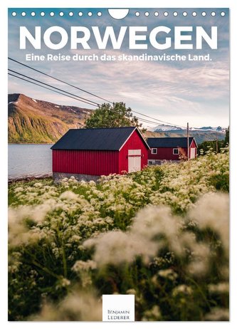 Norwegen - Eine Reise durch das skandinavische Land. (Wandkalender 2024 DIN A4 hoch), CALVENDO Monatskalender