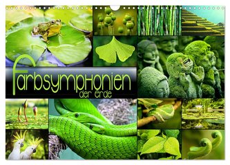 Farbsymphonien der Erde (Wandkalender 2024 DIN A3 quer), CALVENDO Monatskalender