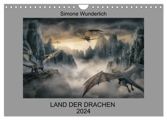 Land der Drachen (Wandkalender 2024 DIN A4 quer), CALVENDO Monatskalender