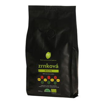Fairobchod Bio zrnková káva Bolívie, 500 g