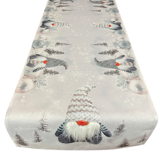 Vánoční ubrus - běhoun na stůl CHRISTMAS GNOMES II. 40x200 cm, Mybesthome