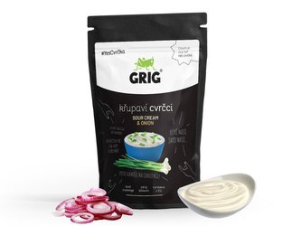 Grig Sušení cvrčci 20 g Zakysaná smetana a cibule