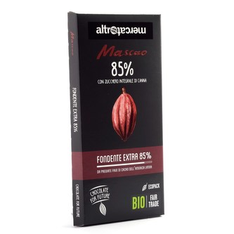 Bio hořká čokoláda Mascao s 85 % kakaa, 100 g