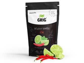 Grig Sušení cvrčci 20 g Chilli a limetka