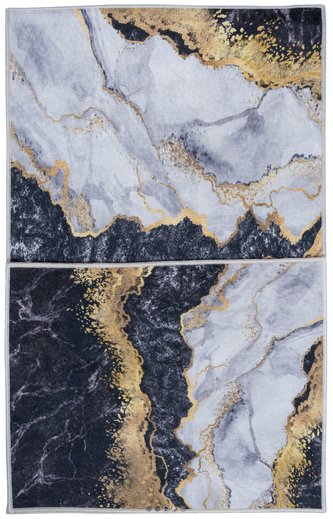 Koupelnová + WC předložka - sada 2 ks KILIAN vzor B 50x80 cm, 40x50 cm MultiDecor