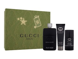 Gucci Guilty Pour Homme Eau de Parfum - EDP 90 ml + sprchový gel 50 ml + tuhý deodorant 75 ml man
