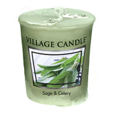Vonná svíčka Village Candle, Svěží šalvěj, 57 g