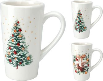 hrnek   ml VÁNOČNÍ, 15cm, porcelán