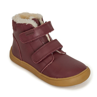Protetika Dětská zimní barefoot vycházková obuv Deny bordó 24