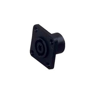 Konektor Stagg, 0150H, 1 ks - samec Speakon panel, černá