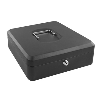 Pokladna kovová 6 "- černá