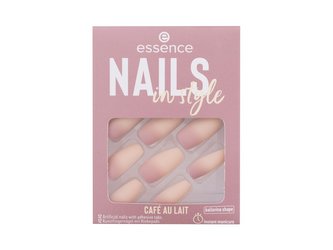 Essence Nails In Style Umělé nehty 12 ks 16 Café Au Lait pro ženy